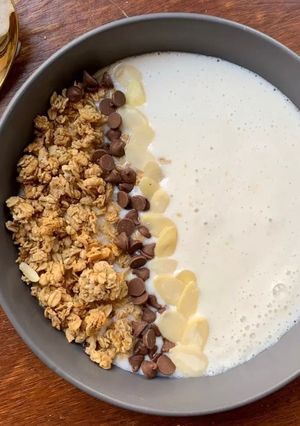 Une photo de ☆Smoothie Bowl Poire et Vanille☆