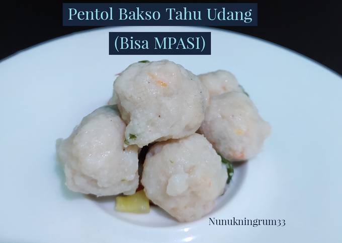 Pentol Bakso Tahu Udang (Bisa MPASI)