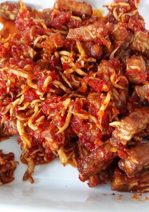 Foto resep Sambalado tempe teri medan ala mimi Shidqya