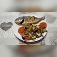 Dorada al horno con verduras