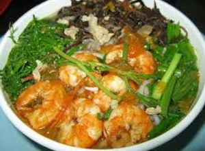 Hình của món Bún Tôm Hải Phòng.