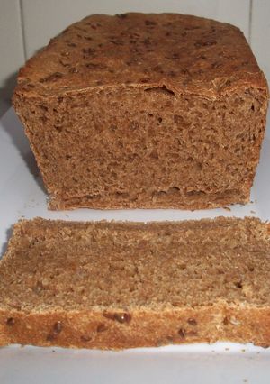 Una foto de Pan integral saludable (4 ingredientes)