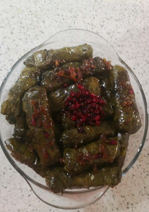 عکسی از دستور دلمه برگ مو تبریزی