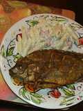 Mojarras Doradas con Pasta Fría