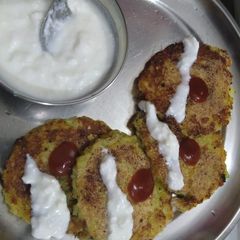 Aloo tikki A picture of Aloo tikki.