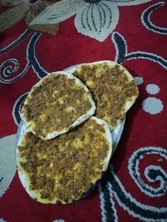 صورة لوصفة لحم بعجين