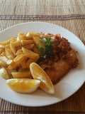 Beer battered fish & chips