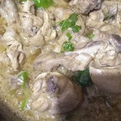 White karahi A picture of White karahi.