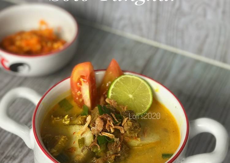 Cara Gampang Membuat Soto Tangkar, Super