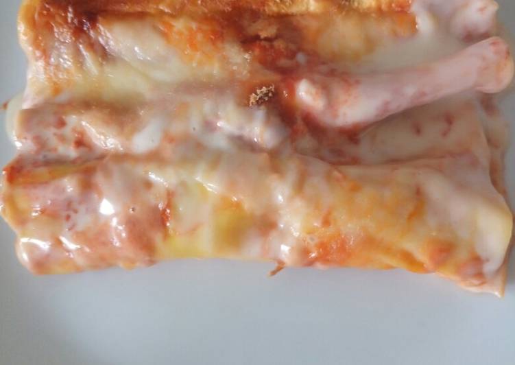 Easiest Way to Make Speedy Porcini and pecorino cannelloni