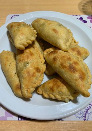 Una foto de Tapas de empanadas sin harina de trigoSolo con harina de garbanzos
