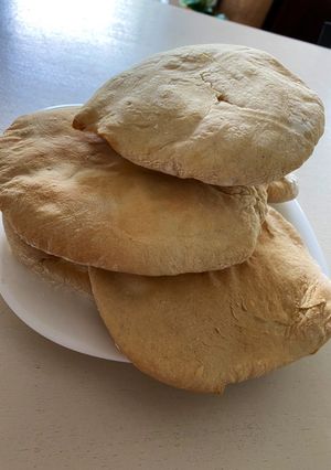 Una foto de Pan pita veloz en airfryer