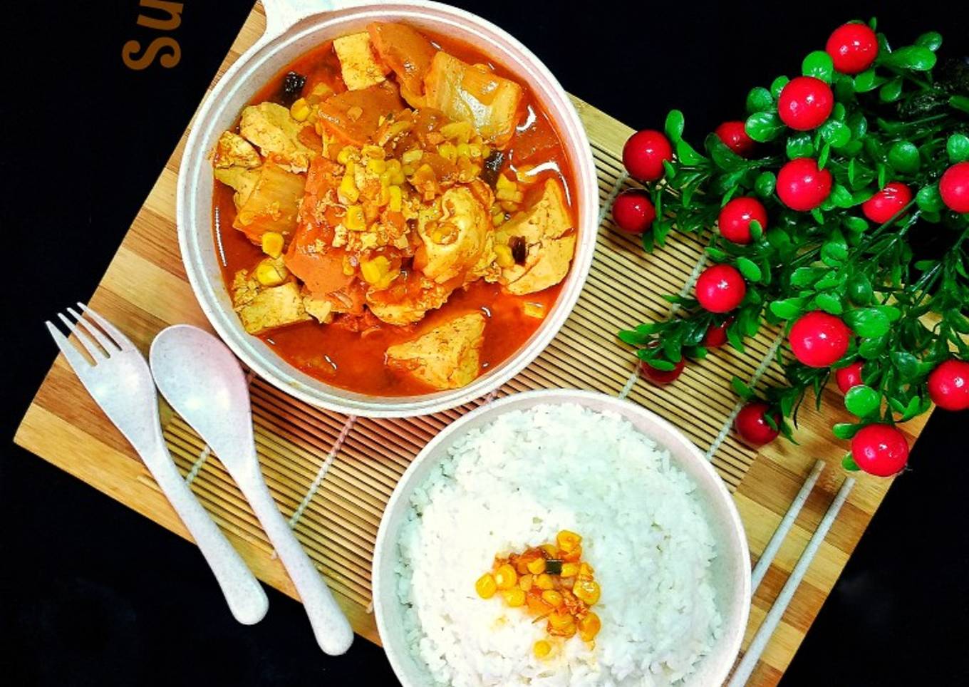 Sundubu Jjigae ~ Sup Tahu ala Korea