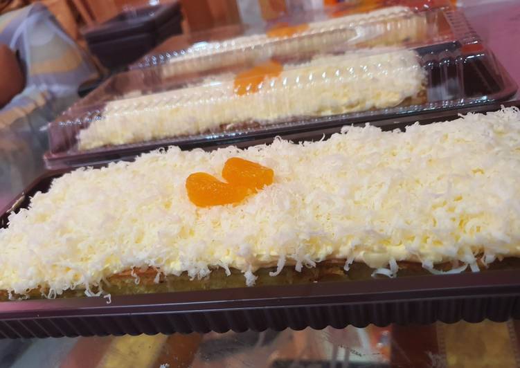 Cara Gampang Menyiapkan Butter vanilla cheese cake Anti Gagal