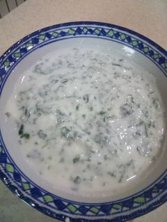 عکسی از دستور بورانی اسفناج