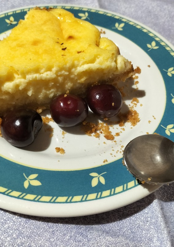 Una foto de Tarta de queso "la viña"