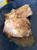 Jarret de porc miel moutarde et estragon