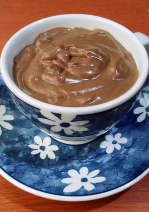 Una foto de Natilla de chocolate