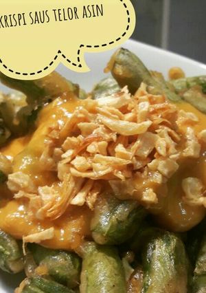 Foto resep Buncis krispi saus telor asin