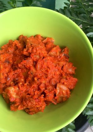Foto resep Cumi asin balado