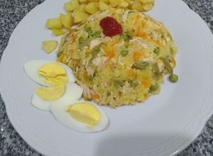Una foto de Arroz con pollo