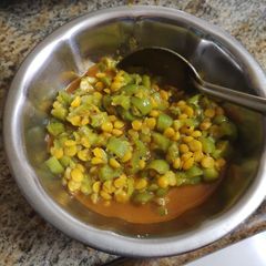A picture of Ridge gourd sabji.