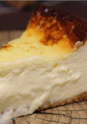 Una foto de Tarta de queso cremosa