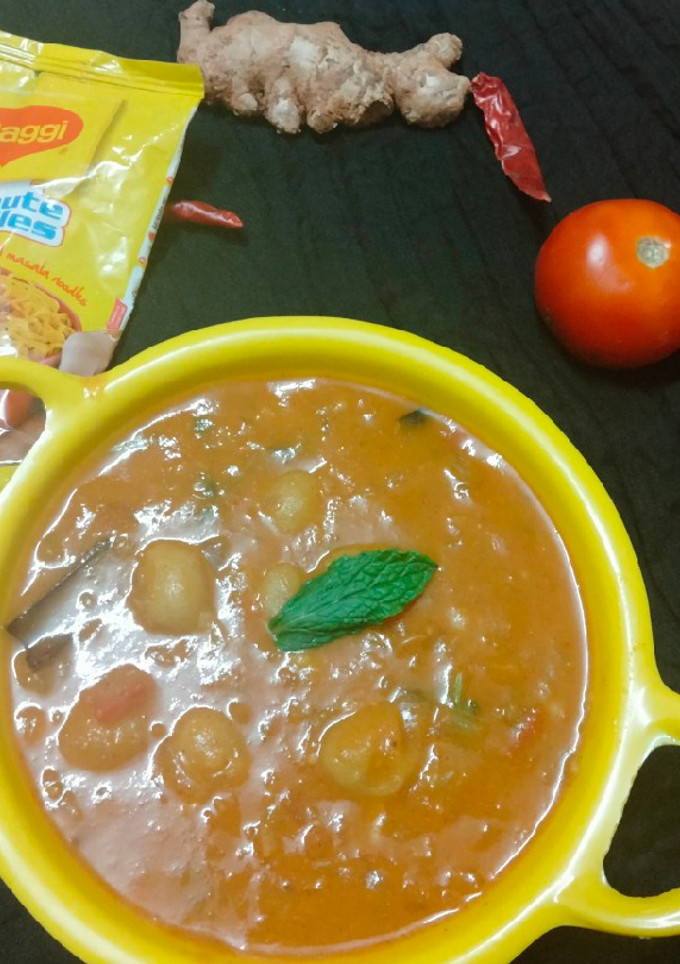 மேகி பால்ஸ் கிரேவி செய்முறை முக்கிய புகைப்படம்