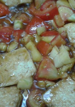 Hình của món Đậu Kho Thơm Cà.
