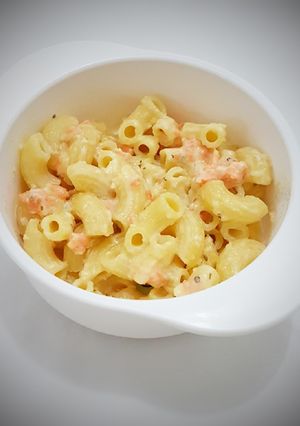 Foto resep Creamy Macaroni and salmon (MPASI 1th+)