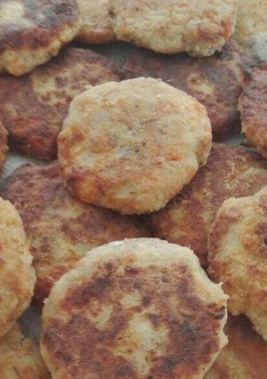 A picture of Potato, Carrot, and Tuna Patties.