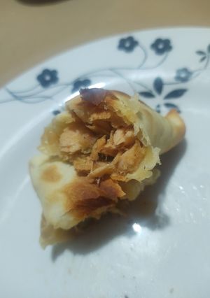 Una foto de Empanadas de salmón rosado