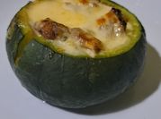 Una foto de zapallitos relleno