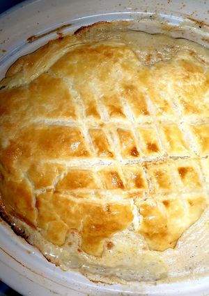 A picture of Chicken pot pie.