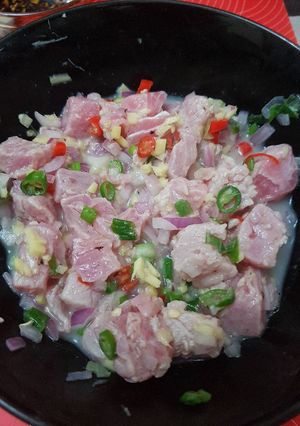 A picture of Fresh Tuna steak.