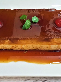 Una foto de Flan de huevo y leche condensada