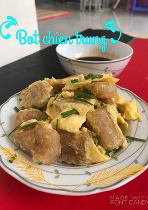 Hình của món Bột chiên trứng - Giòn ngoài dẻo trong.