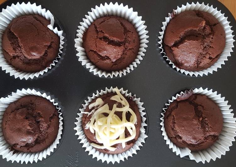 Step-by-Step Guide to Make Favorite Coffee-Chocolate-cupcakes