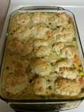Workday chicken and biscuits casserole
