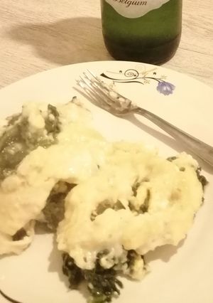 Una foto de Acelga gratinada