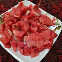 A picture of Watermelon Fruit Chatpata Chat.
