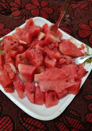A picture of Watermelon Fruit Chatpata Chat.