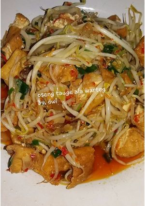 Foto resep Oseng tauge ala warteg