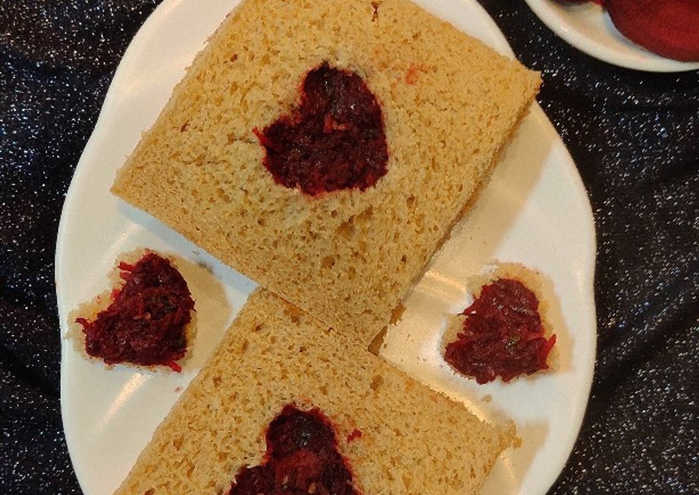 Beet Heart Sandwiches