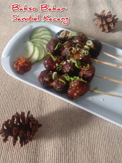 Foto resep Bakso Bakar Bumbu Kacang