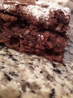 Una foto de Brownie de chocolate