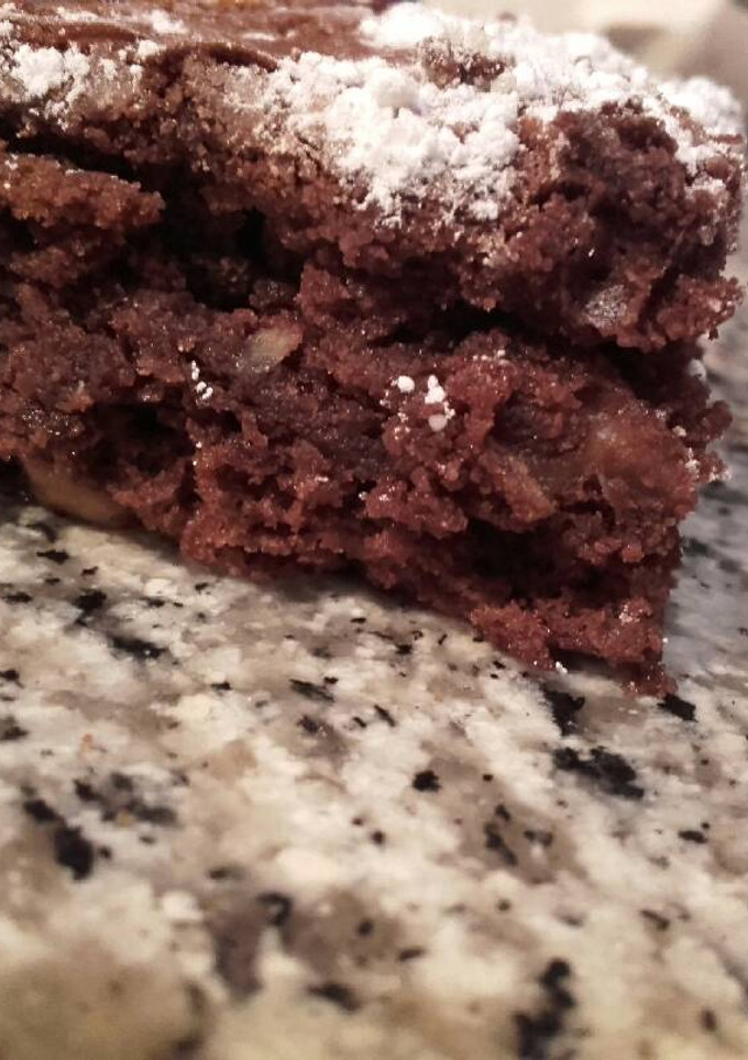 Una foto de Brownie de chocolate