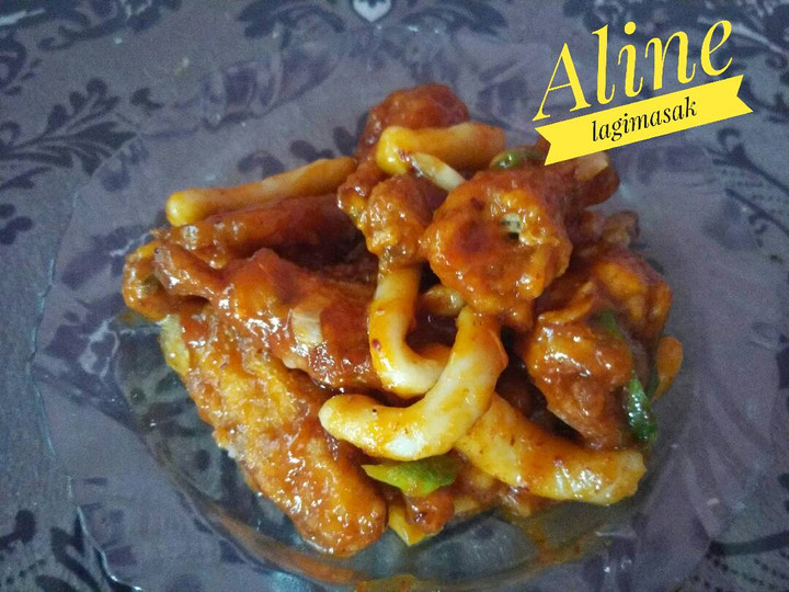 Resep Spicy chicken wing &amp;amp; toppoki ala korea yang Lezat Sekali