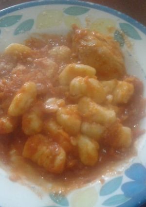 Una foto de Ñoquis de papas