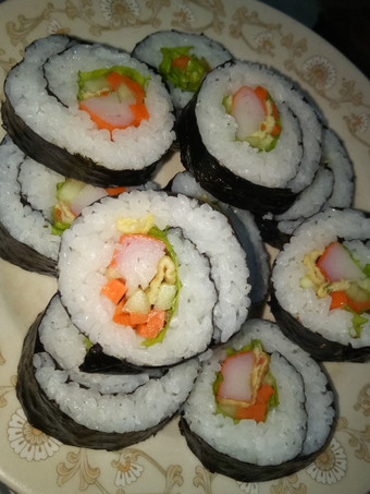 Bagaimana Menyiapkan Kimbap crabstick mudah dan simple, Sempurna